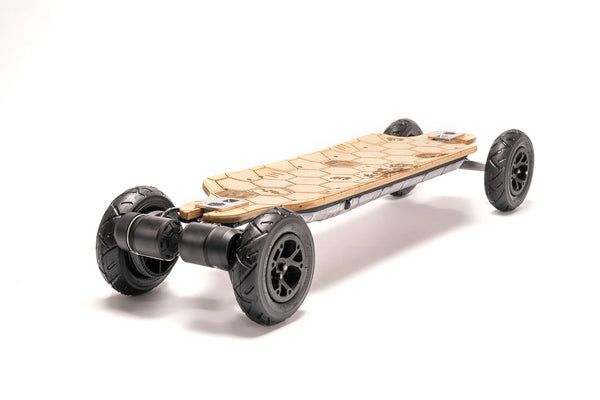 Evolve GTR Bamboo limited edition i am your future electric skateboard all terrain.