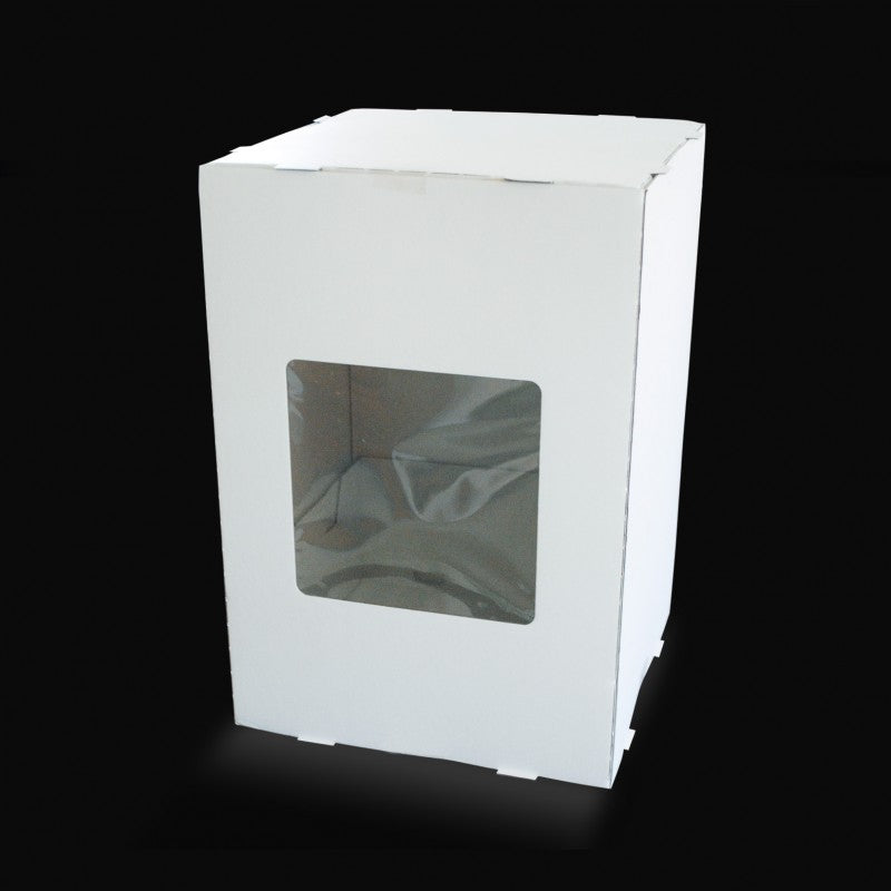 12 X 12 X 18 Tiered Cake Box One Window 5 Pack Better Bakers Box