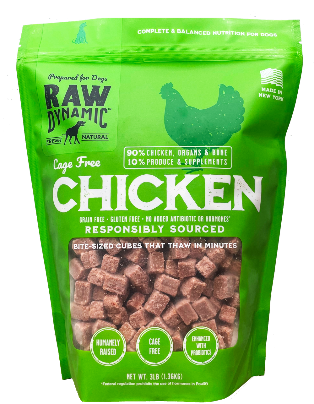 Raw Dynamic Dog Frozen Rabbit Formula for Dogs - NYC Pet