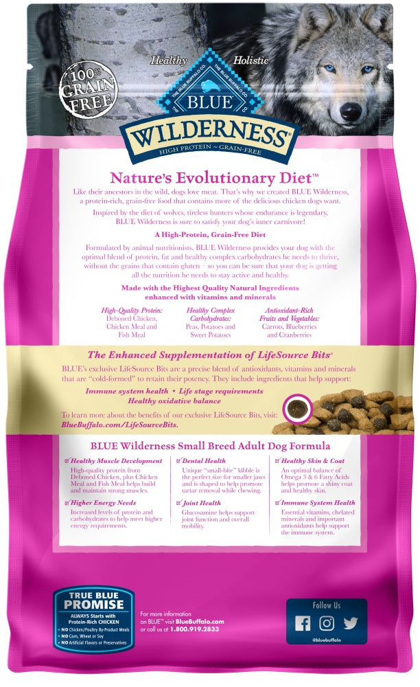 how much is blue wilderness dog food