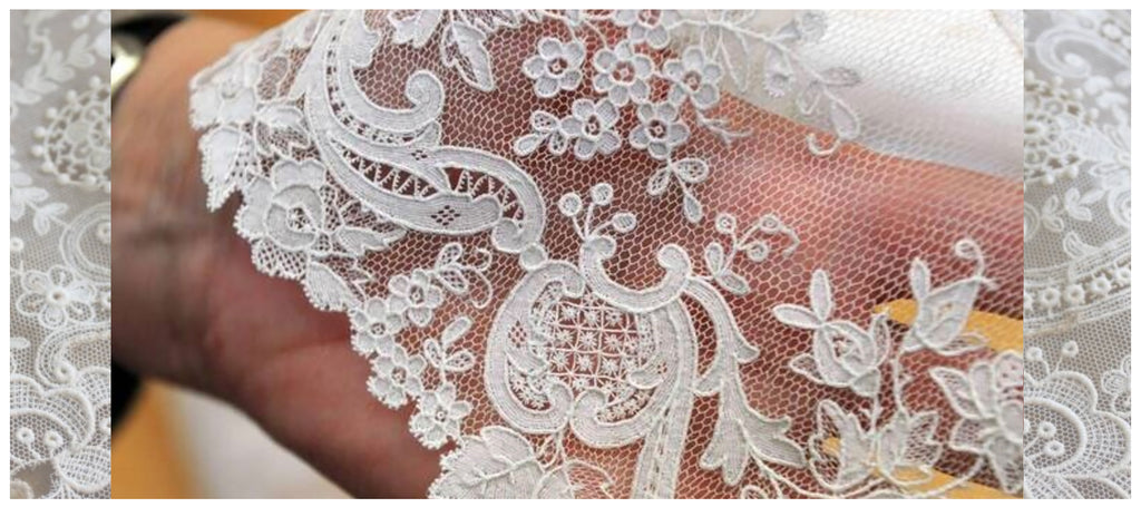 French handmade Alençon lace