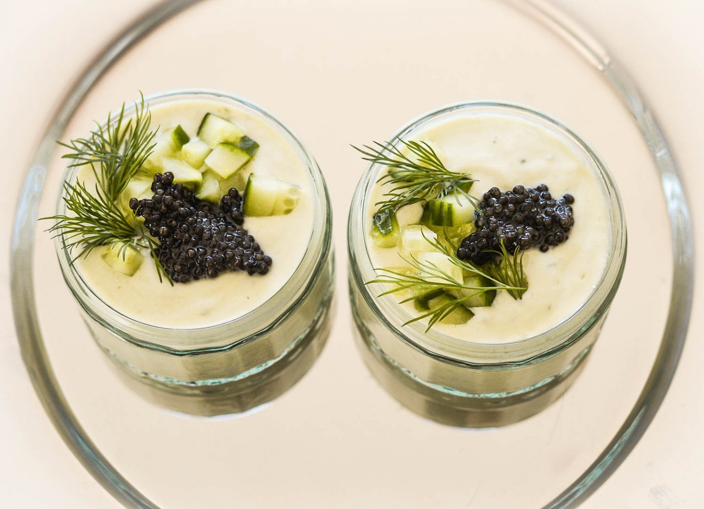 Cold cucumber soup with avocado and Attilus Caviar topping – Attilus ...