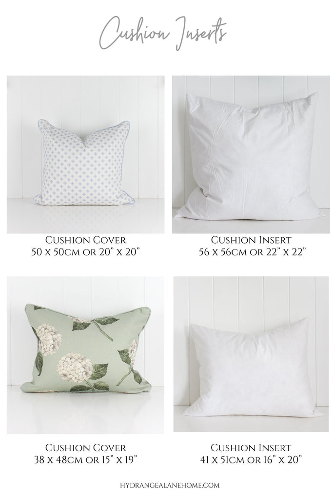 How to Choose the Right Cushion Insert – Hydrangea Lane Home