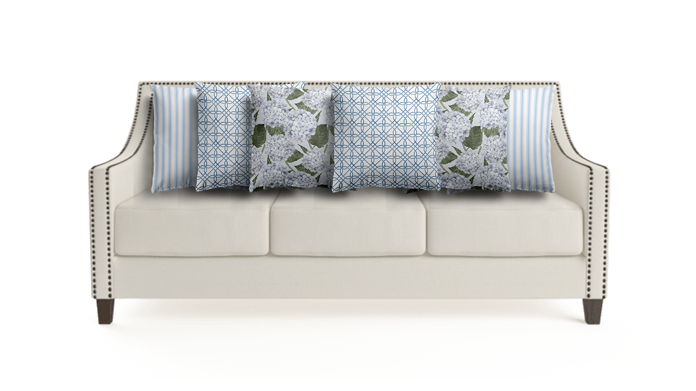 Cushion Arrangement Sofa