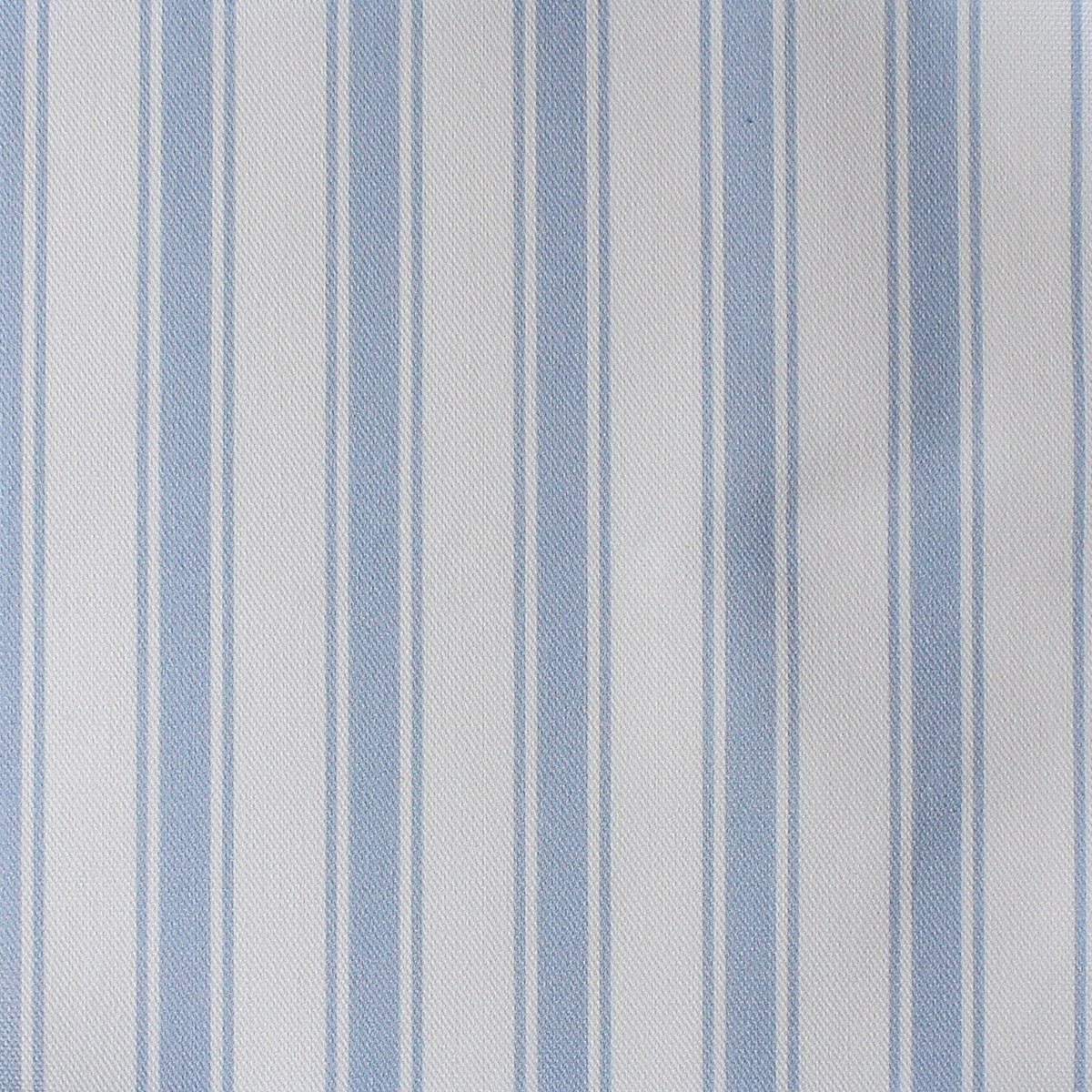 Sea stripes - white blue striped - linen fabric - 106L - LithuanianLinen