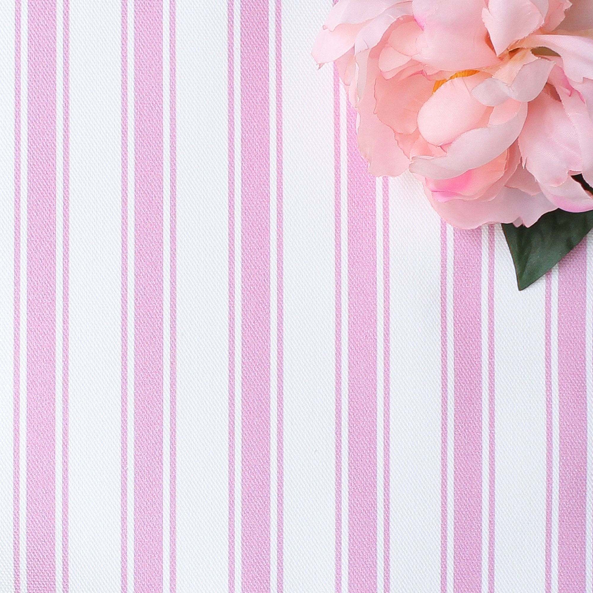 Awning Stripe Fabric - Tickled Pink – Hydrangea Lane Home