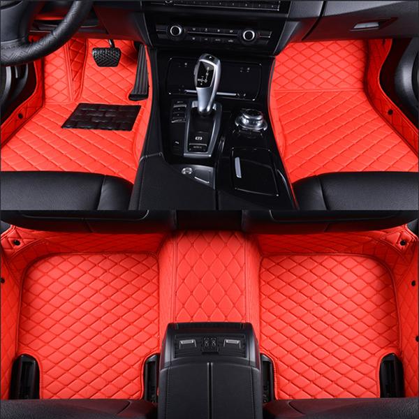 Custom Fitted Car Floor Mats Red Optical Off Road