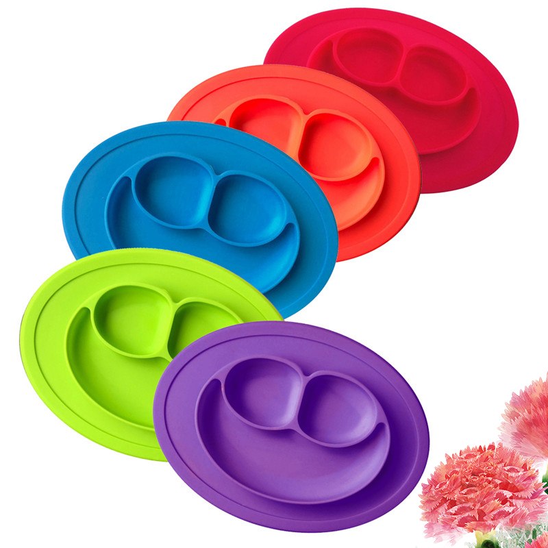 silicone baby plate