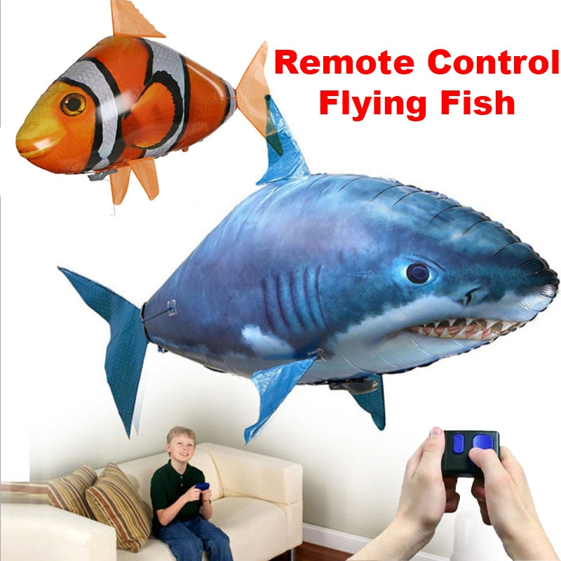 air swimming fish remote control
