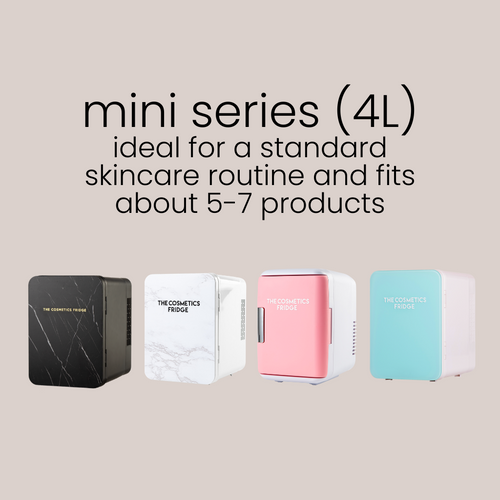  The Cosmetics Fridge Skincare Beauty Nevera (rosa) : Belleza y  Cuidado Personal