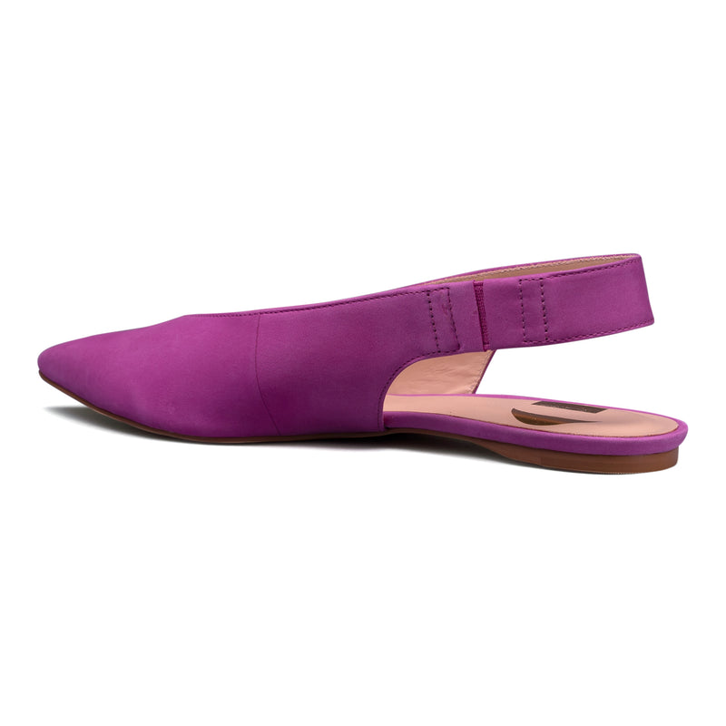 suede slingback flats