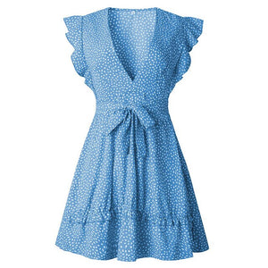 blue day dresses