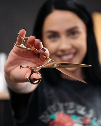 Best Ways To Hold Hair Shears  How To Hold Hair Cutting Scissors