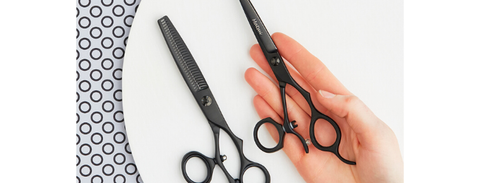 Contour cutting scissors