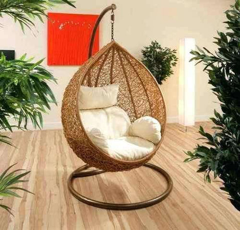 Hammock Swing Chair Cushion, Hanging Basket Seat Cushion Pillow, Soft Hanging Egg Chair Back Cushions Pads, for Indoor and Outdoor Garden Offices