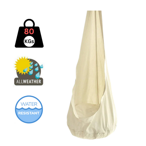 beige-waterproof-outdoor-sensory-swing-pod-chair