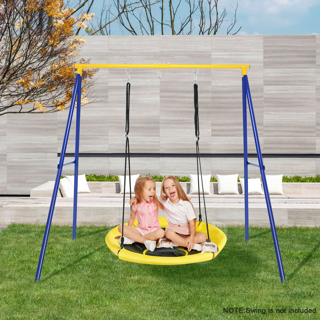 metal outdoor swing stand