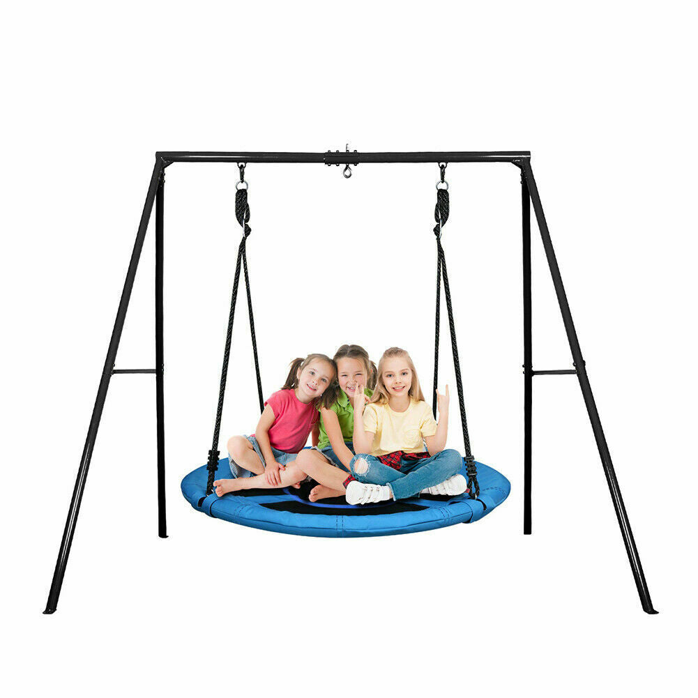 100Cm Swing Outdoor With Metal Frame Swing Set