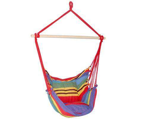 Colourful hammock