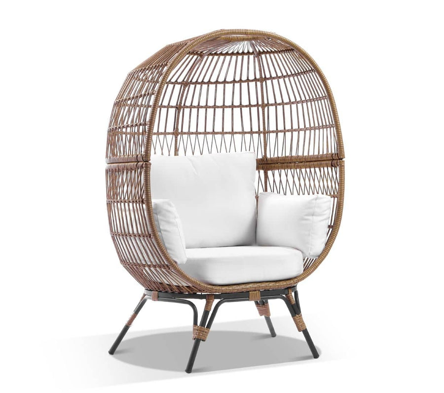 Pacific Outdoor Wicker Egg Chair With Legs - Siesta Hammocks