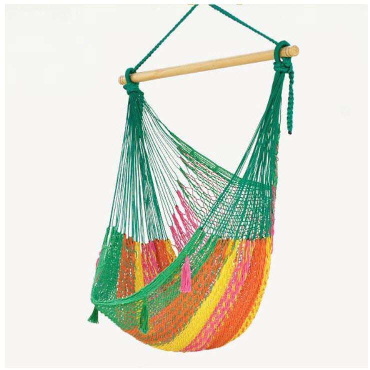 thick cotton Mexican hammock chair radiante