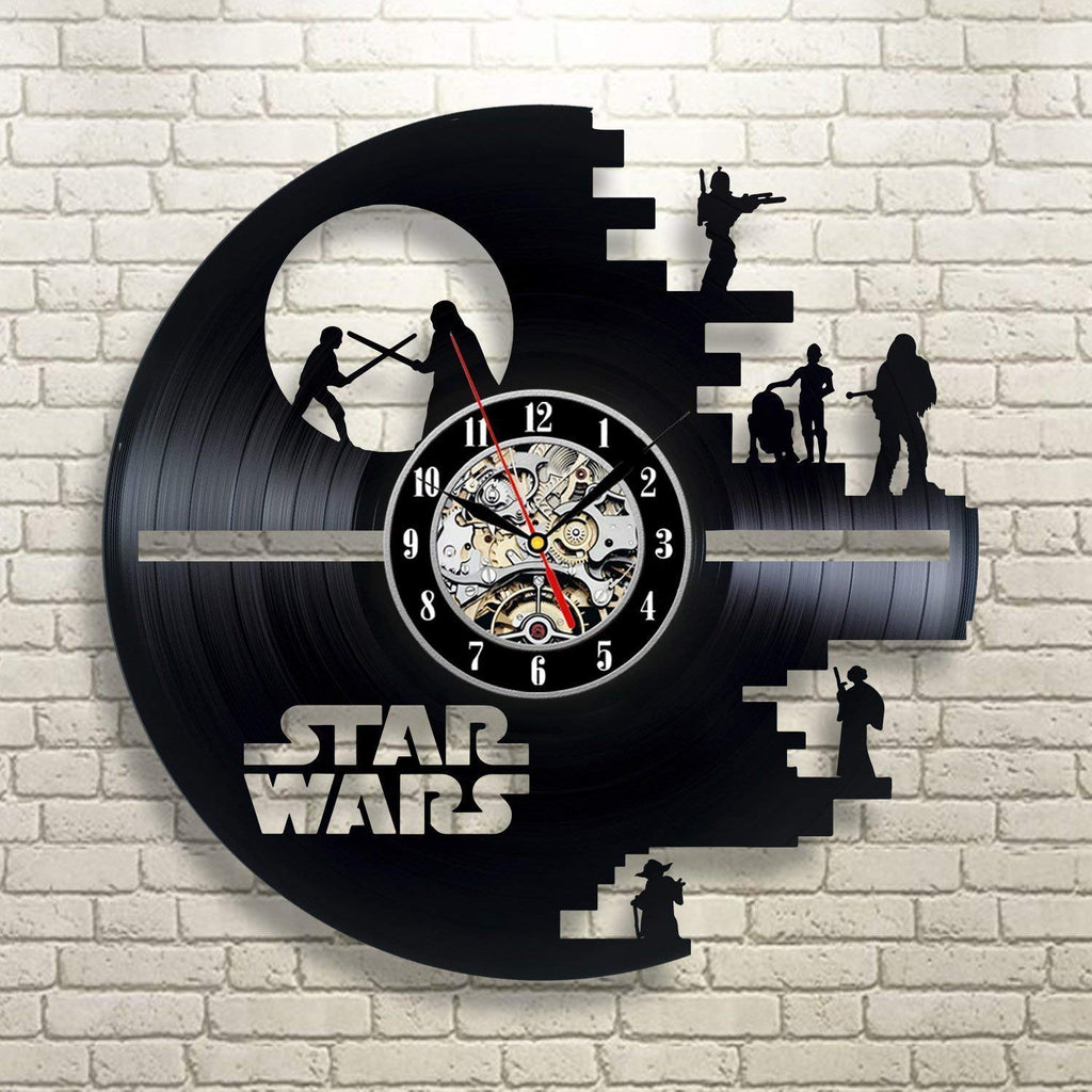 Back In Stock Star Wars Vinyl Record Wall Clock Belle Of Promise