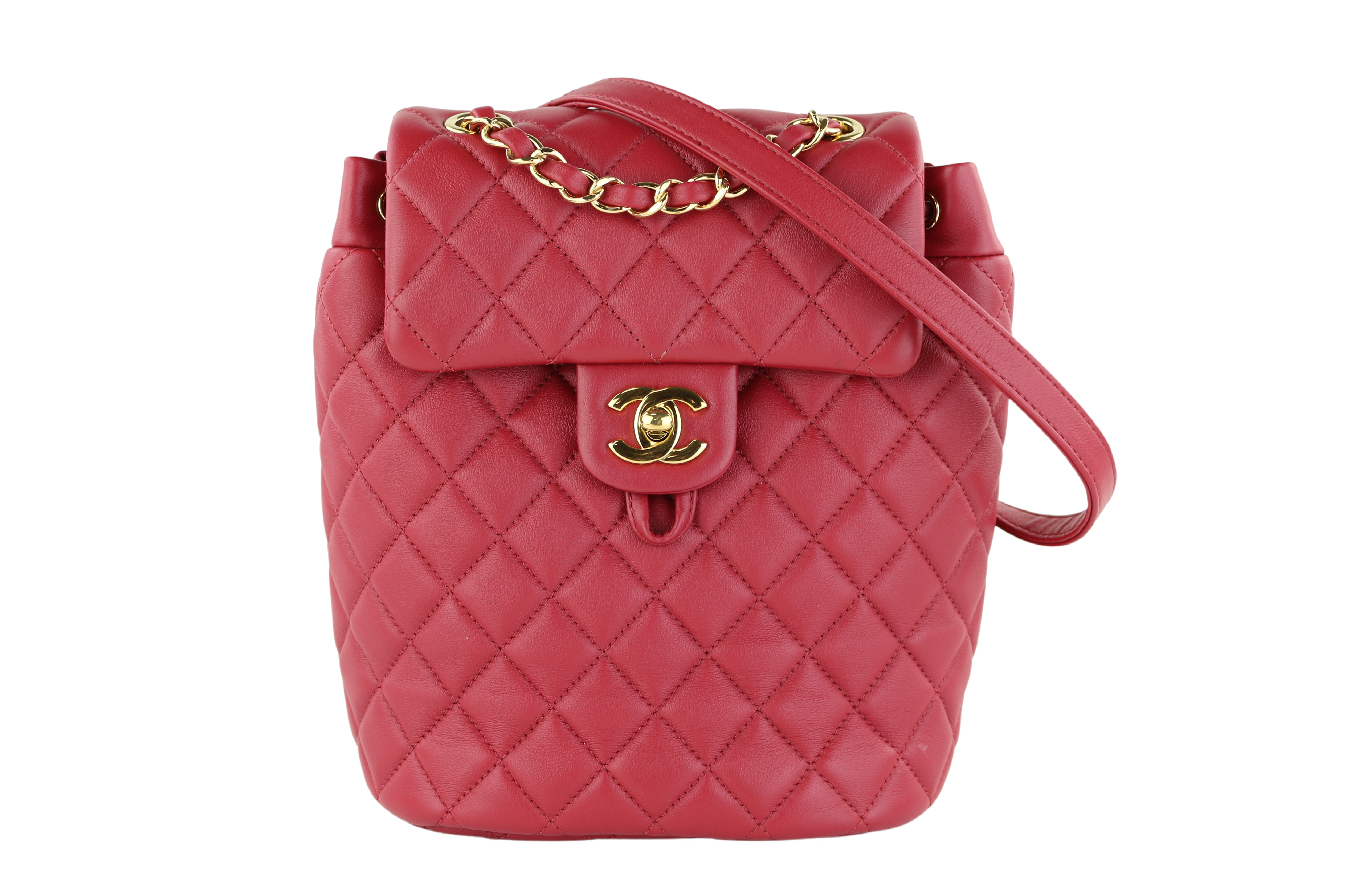 Red Lambskin Mini Urban Spirit Backpack – Opulent Habits