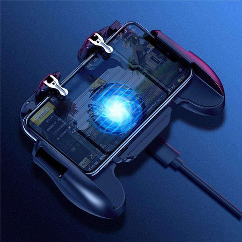 fortnite pubg mobile game controller with triggers and cooling fan alzurius store - controller not working fortnite mobile