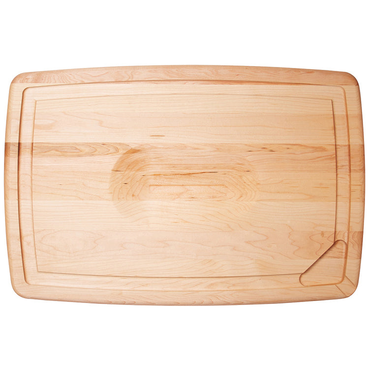 Pro Edge Maple Cutting Board with Sharpener & Tech Slot