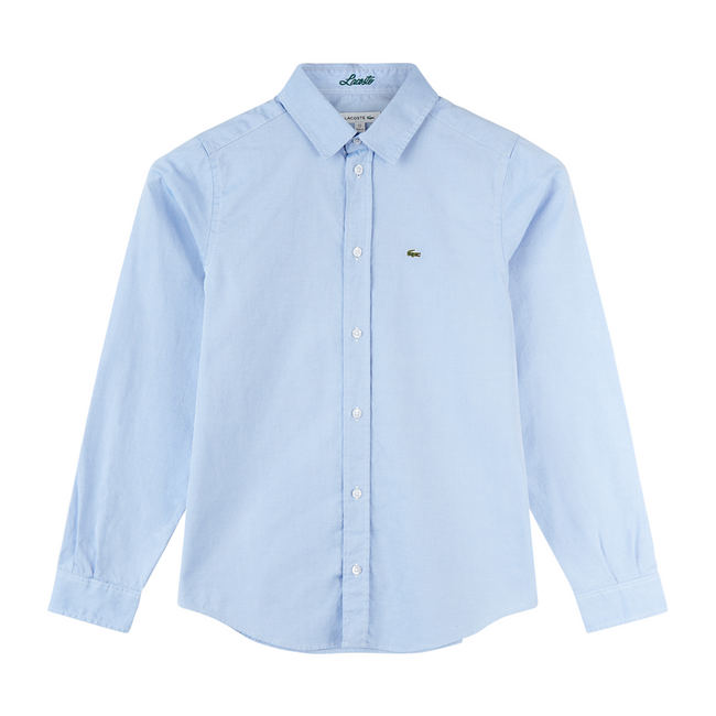 Køb Lacoste Oxford basis skjorte til børn hos Triplem.dk!