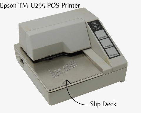 Epson TM-U295 POS Printer With Slip Deck