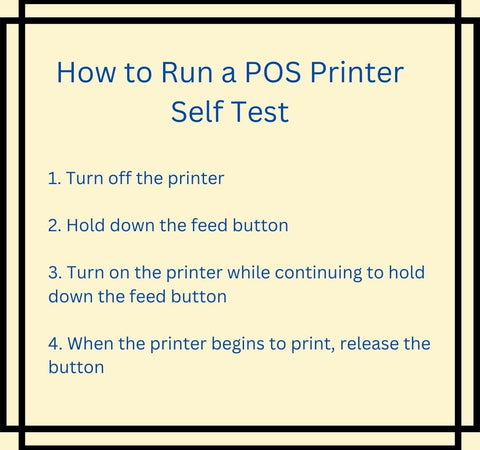 How to Run a POS Printer Self Test