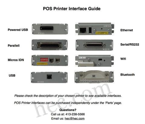 HEC POS Printer Interface Guide