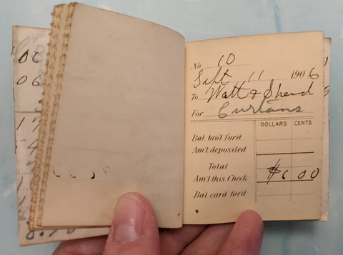 Receipt Book circa 1906