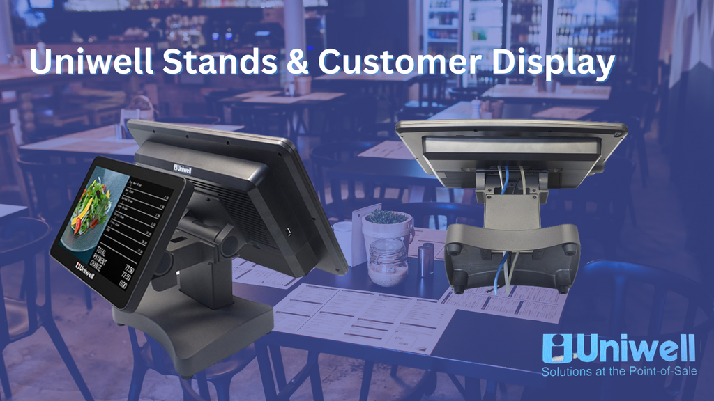 Uniwell Stands and Customer Display Banner