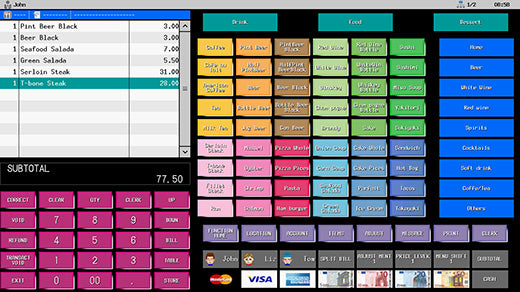 Uniwell HX-65000 Screen Customization