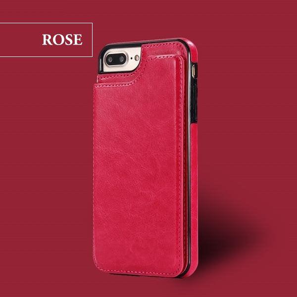 coque iphone xr cuir rose