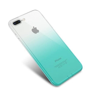 coque iphone xr bleu vert