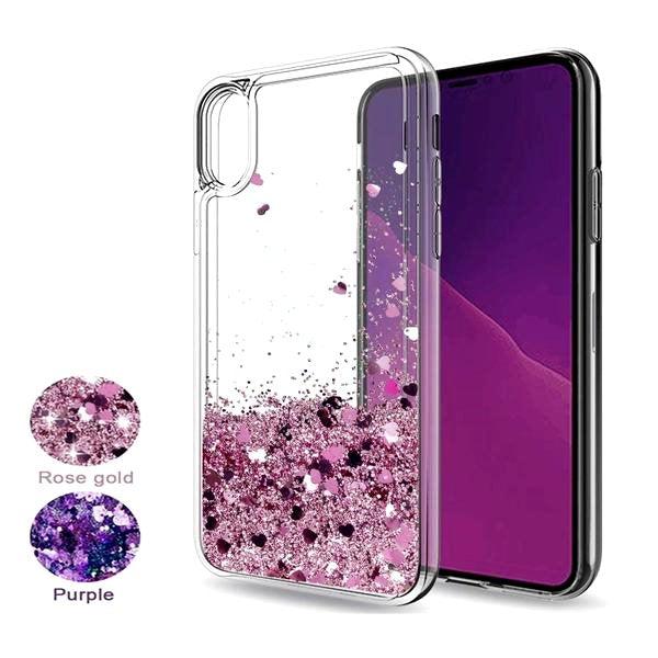 coque noir paillette iphone xs max