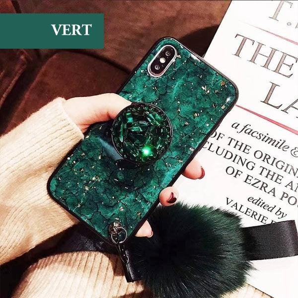 coque iphone xs max marbre vert