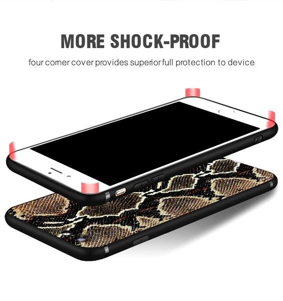 coque iphone xr peau de serpent