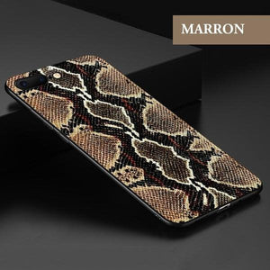 coque iphone xr peau de serpent