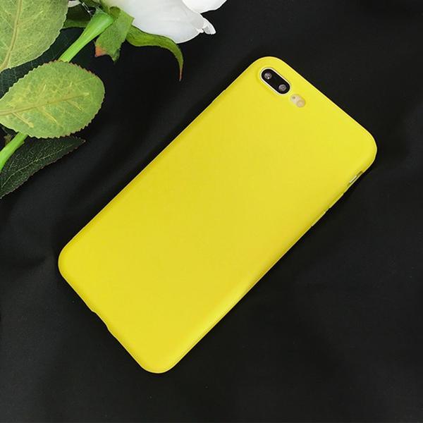 iphone 7 plus coque silicone jaune
