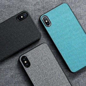 coque iphone xr en tissus