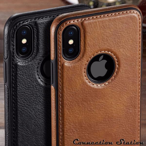 coque cuire iphone xs max