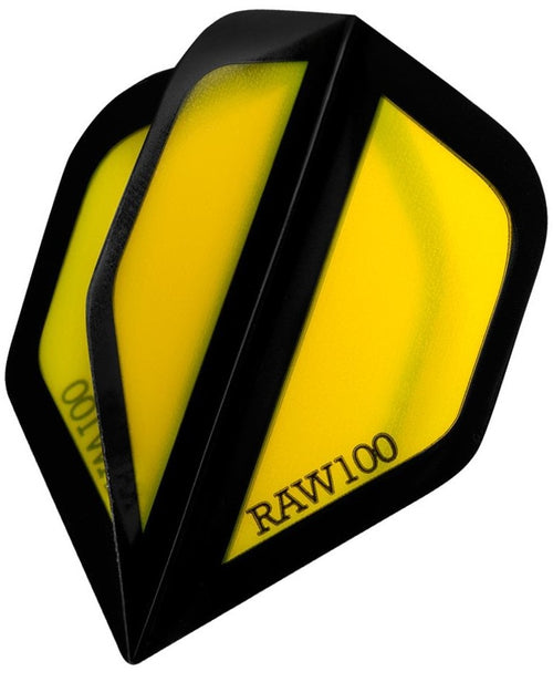 Designa Dart Flights 100 Micron Std Zone Yellow