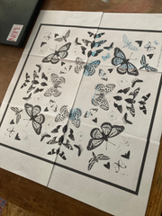 Butterfly Design for Cyanotype Printing