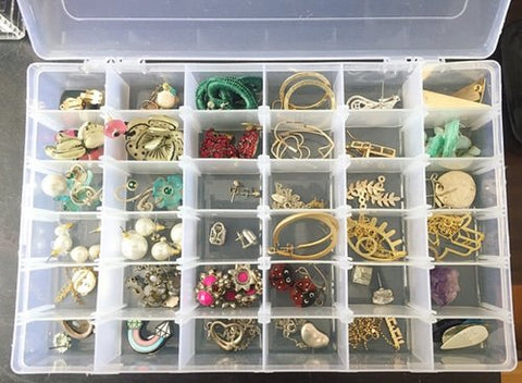 Jewelry in an organizer