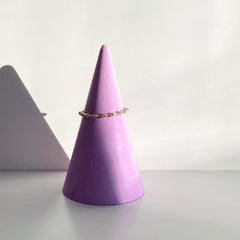 jesmonite ring cone in barbie pink on the materials design co