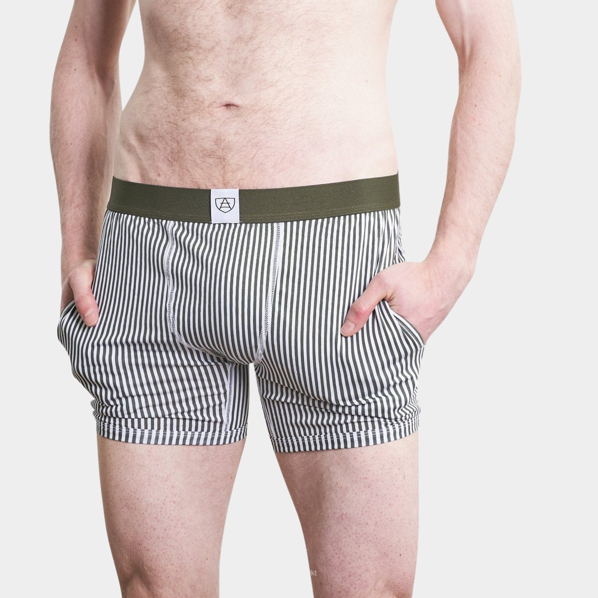 Black All-in-One Packing Boxers